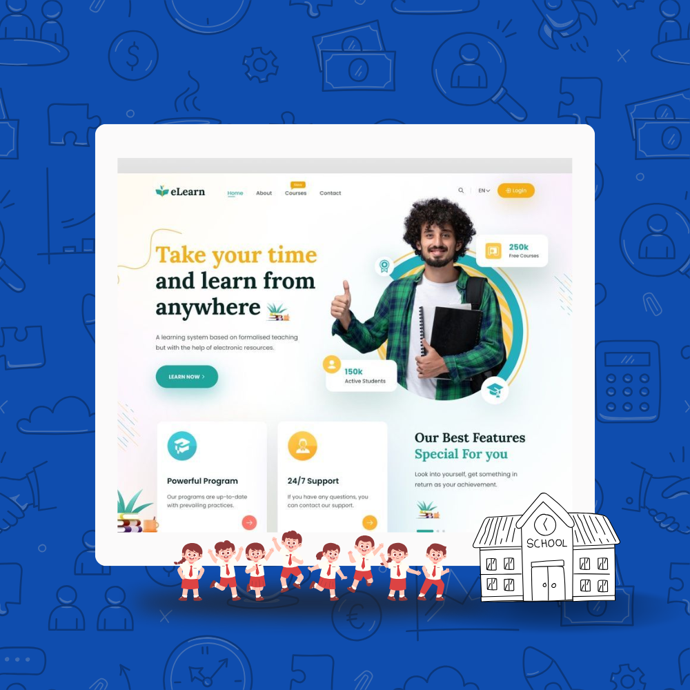 Interactive School Website